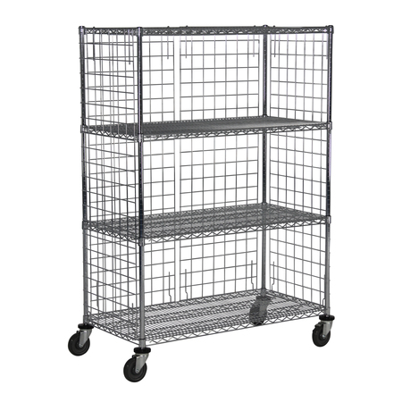 TECHNIBILT SHELVING SYSTEMS ME Unit, w/Casters, 4-Shelf, 18x48x69 ME856CH